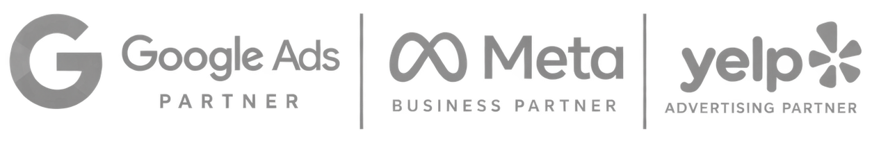 Google Ads Partner, Meta Business Partner, and Yelp Advertising Partner